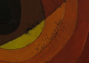 Kees Rademaker - Olieverf op doek, Kijk door je ooghaar - Ingelijst (Zeer groot) kopen? Bied vanaf 1!