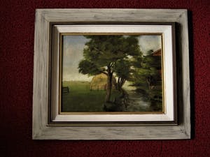 Pol Craps - Sfeervol olieverf - Belgisch impressionisme "Pajotten-landschap" gesigneerd kopen? Bied vanaf 20!