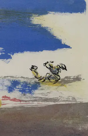 Jan Cox - handgesigneerde kleurenlitho | 'The Four Elements' | 1951 kopen? Bied vanaf 200!