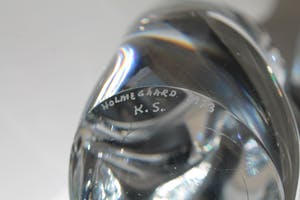 Holmegaard - Kylle Svanlund unica glassculptuur kopen? Bied vanaf 50!