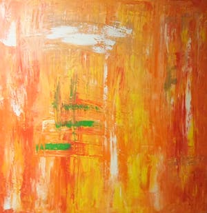 Niet of onleesbaar gesigneerd - abstract kleuren spel kopen? Bied vanaf 10!