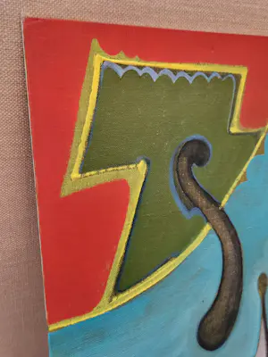 Frans de Wit - Surrealistisch schilderij 'De Hand' - circa 1960 kopen? Bied vanaf 175!