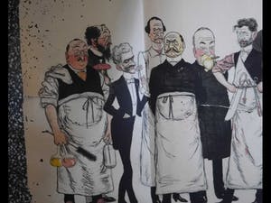 Niet of onleesbaar gesigneerd - karikaturen van artsen van de Medische Faculteit in Parijs. kopen? Bied vanaf 1!