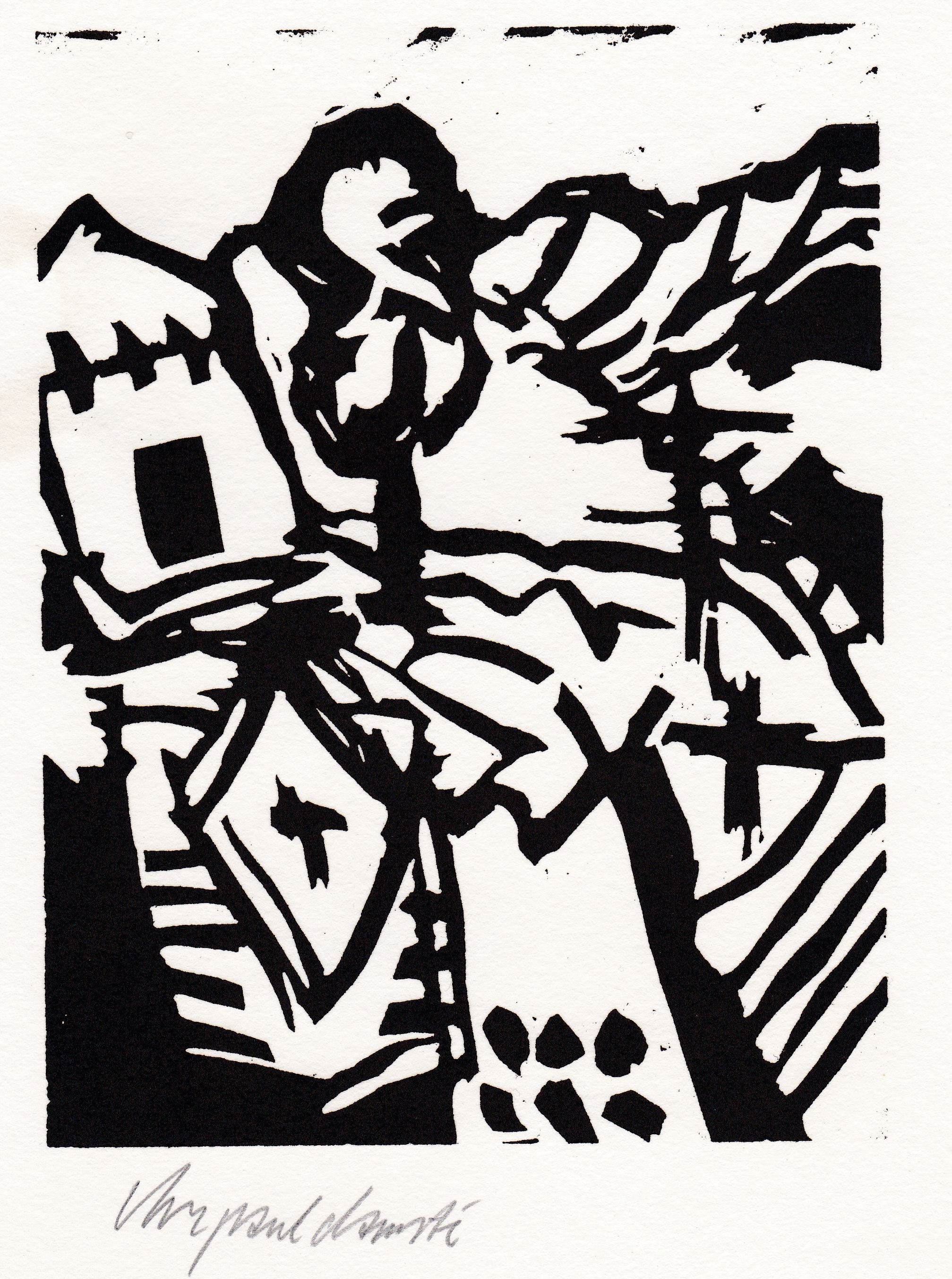 Christiaan Paul Damste - 2 houtsneden, zonder titel (landschappen) kopen? Bied vanaf 20!