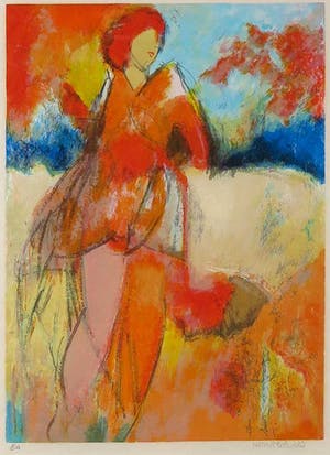 Arthur Bernard - Zeefdruk, Standing alone - Ingelijst kopen? Bied vanaf 10!