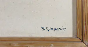 Michael Debell - Olieverf op doek, Girl - Ingelijst (Groot) kopen? Bied vanaf 1!