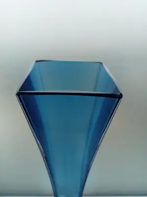 Val-Saint-Lambert - Solifore vaasje blauw kopen? Bied vanaf 1!