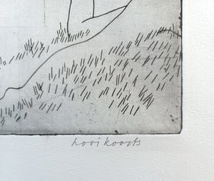 Harrie Gerritz - Hooikoorts, aquatint ets kopen? Bied vanaf 60!