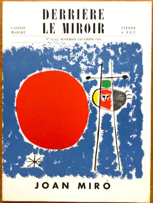 Joan Miro - Derrière Le Miroir - no. 14-15 - Jaar 1948 - Maeght Paris - 2e Editie - Goed kaufen? Bieten Sie von 50!