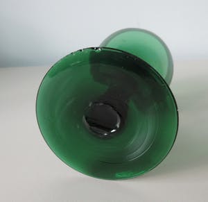 Curiosa - Vier antieke begin 19e eeuw Witte Wijnglazen van groen glas kopen? Bied vanaf 1!