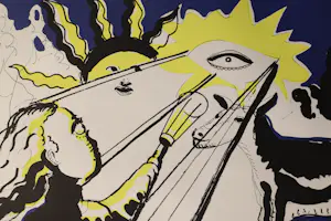 Rinke Nijburg - Kleurenlitho - Oplage 22/55 - Zeefdruk kopen? Bied vanaf 35!