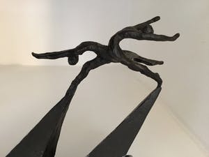 Corry Ammerlaan - Sculptuur “ Samenwerking “ kopen? Bied vanaf 40!