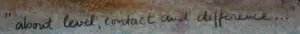 Hans Innemee - Ingelijste zeefdruk: About level, contact and difference... - 2000 kopen? Bied vanaf 199!