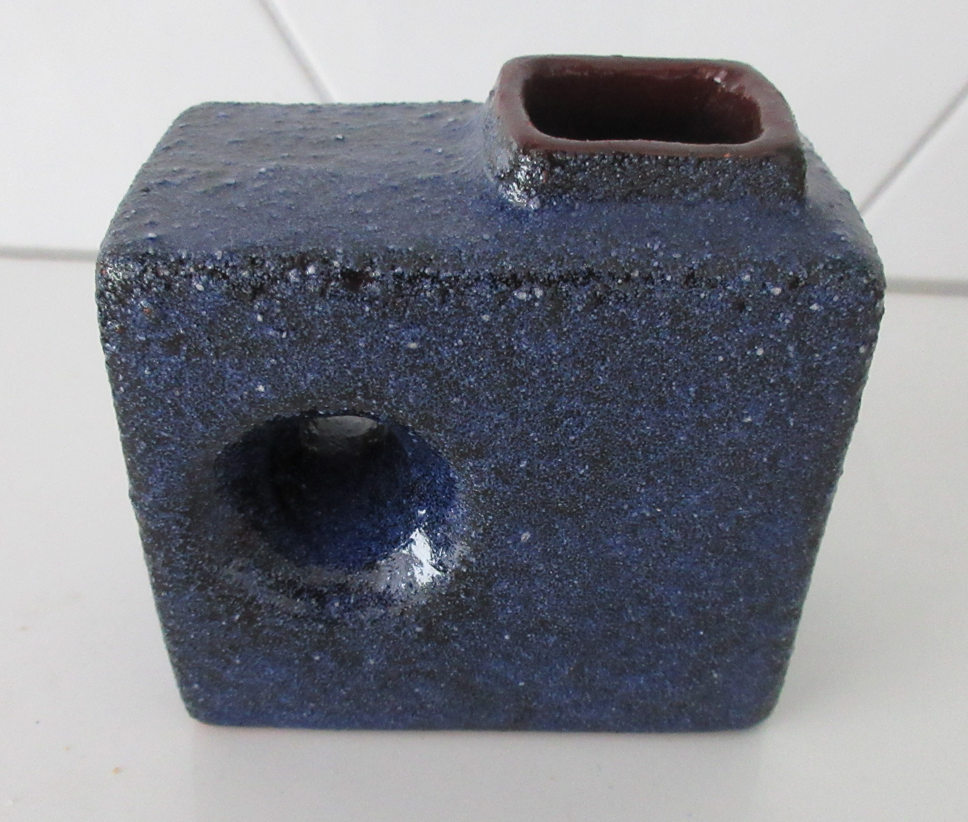 Afina Rijnsburg - Blauw Schoorsteen vaasje kopen? Bied vanaf 14!