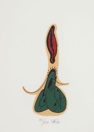 Frits Kloppers - Zeefdruk, Erotische voorstelling kopen? Bied vanaf 1!