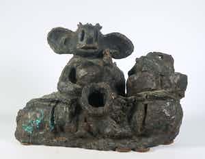 Chris Baaten - Bronzen beeld, Liefdespaar met uitzicht verkocht voor € 450!