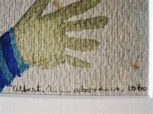 Albert A. Labordus - Nabloei Leidse school - 1960 - Aquarel "Feest!" - gesigneerd kopen? Bied vanaf 1!