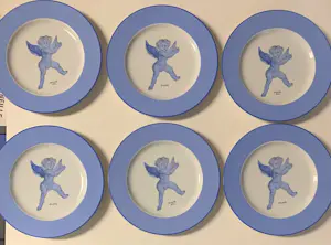 Corneille - Set van 8 borden - De Blauwe Engel naar Rubens - 2002 kopen? Bied vanaf 80!