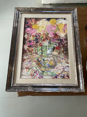 Niet of onleesbaar gesigneerd - Bloemen in vaas kopen? Bied vanaf 1!