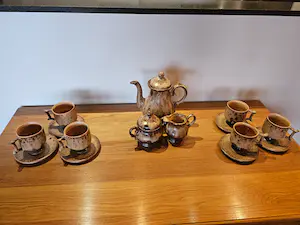 Vallauris Keramiek - Thee set kopen? Bied vanaf 50!