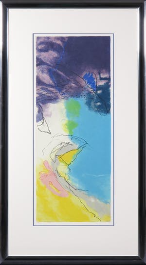 Henk van Vessem - Zeefdruk, Zeedrift I - Ingelijst kopen? Bied vanaf 20!