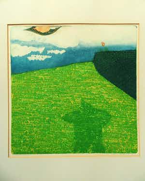 Michel van Overbeeke - kleurets; Goodbye my love verkocht voor € 131!