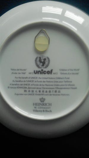 Villeroy & Boch - Unicef "Children of the world" serie 1 t/m 4 kopen? Bied vanaf 30!