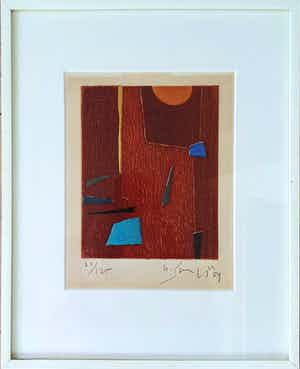 Gustave Singier - Gravure | Ingelijst verkocht voor € 85!