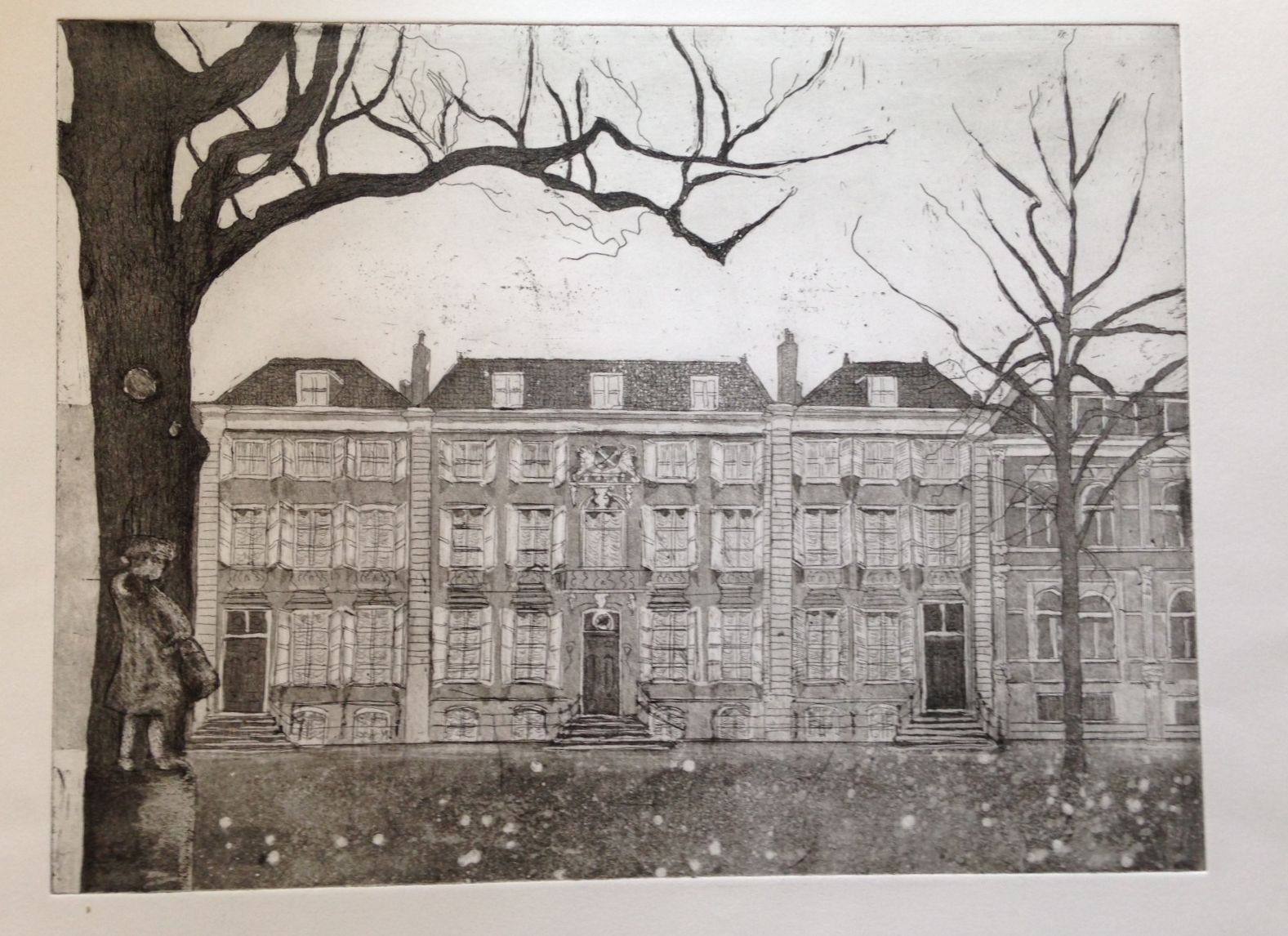 Niet of onleesbaar gesigneerd - Lou van Aart - Lange Vijverberg (Den Haag) kopen? Bied vanaf 1!