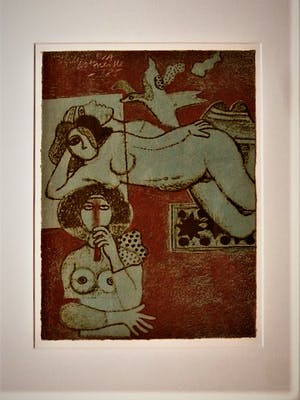 Corneille - CoBrA - Epreuve d'Artiste Litho "Tros Oiseaux" - 1984 - handgesigneerd (krijt) kopen? Bied vanaf 150!