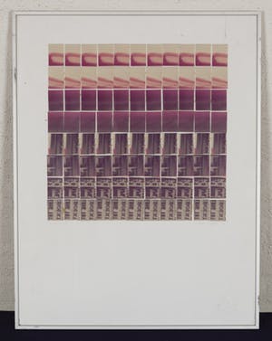 Frits Wiggers - Structuur V - 1977 - collage van 88 foto's - BKR Den Haag kopen? Bied vanaf 20!