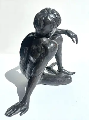 Marcel Joosen - Zittend naakt, bronzen beeld (unica) kopen? Bied vanaf 1000!