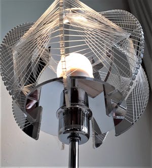 Niet of onleesbaar gesigneerd - Gemerkt Globo- Tafellamp, vermoedelijk ontwerp Paul Secon Swag kopen? Bied vanaf 1!