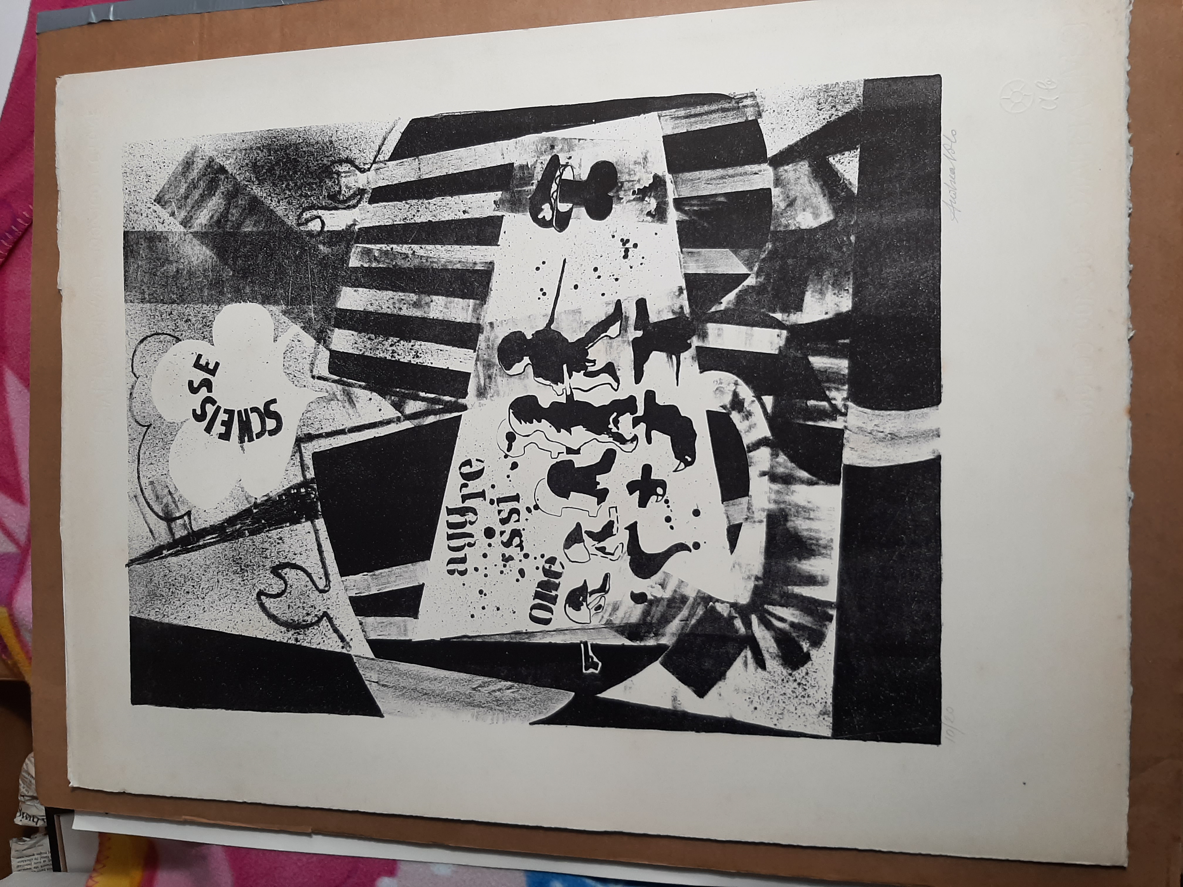 AcheterAndrea Volo - Litho, Titel, "Scheisse".? Enchérissez de 40!
