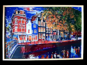 Elva Polyakova - Nacht in Amsterdam - achter glas kopen? Bied vanaf 80!