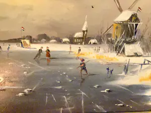 Henk Poeder - Hollandsch Winterlandschap met koek en zoopie kopen? Bied vanaf 124!