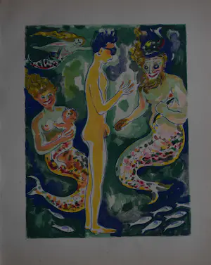 Kees van Dongen - Houtgravure - kopen? Bied vanaf 50!