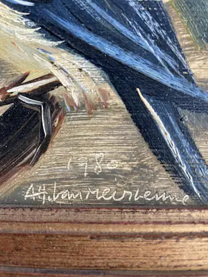 Alfons Van Meirvenne - 2 schilderijtjes kopen? Bied vanaf 500!