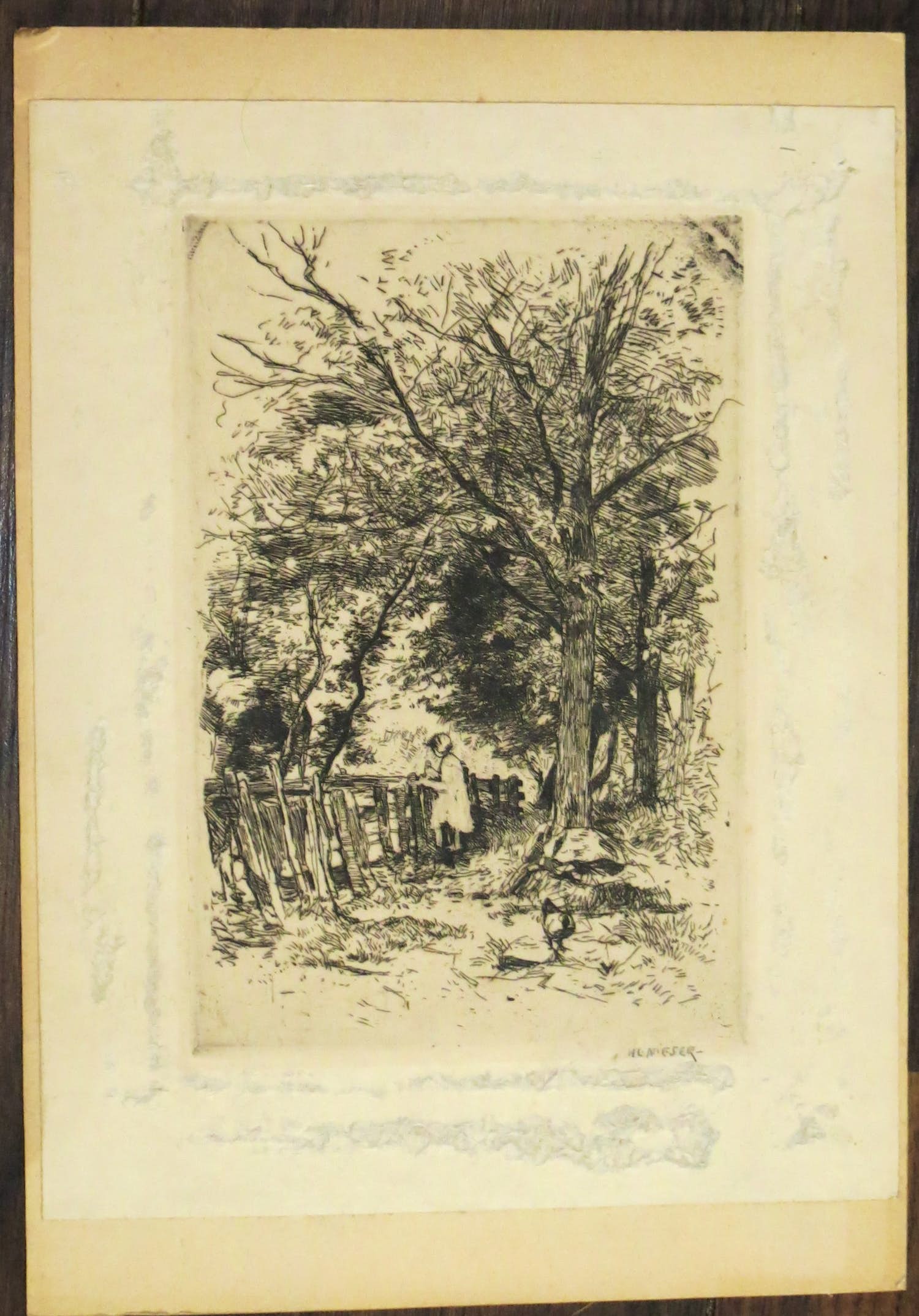 Hans Nieser - meisje in de tuin verkocht voor € 20!
