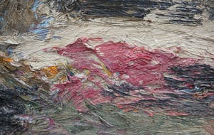 Jan de Beus - Expressionistisch landschap in olieverf op doek, Naar Hobbema - Ingelijst (Groot) kopen? Bied vanaf 850!