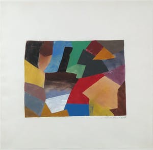 Henri Plaat - Gouache, Zonder titel - Ingelijst kopen? Bied vanaf 100!