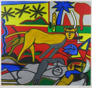 Corneille - Zeefdruk, Les trois étoiles - Ingelijst (Groot) kopen? Bied vanaf 450!