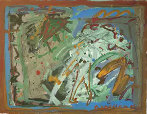 Dominique Chan - Acryl - Ingelijst. kopen? Bied vanaf 95!