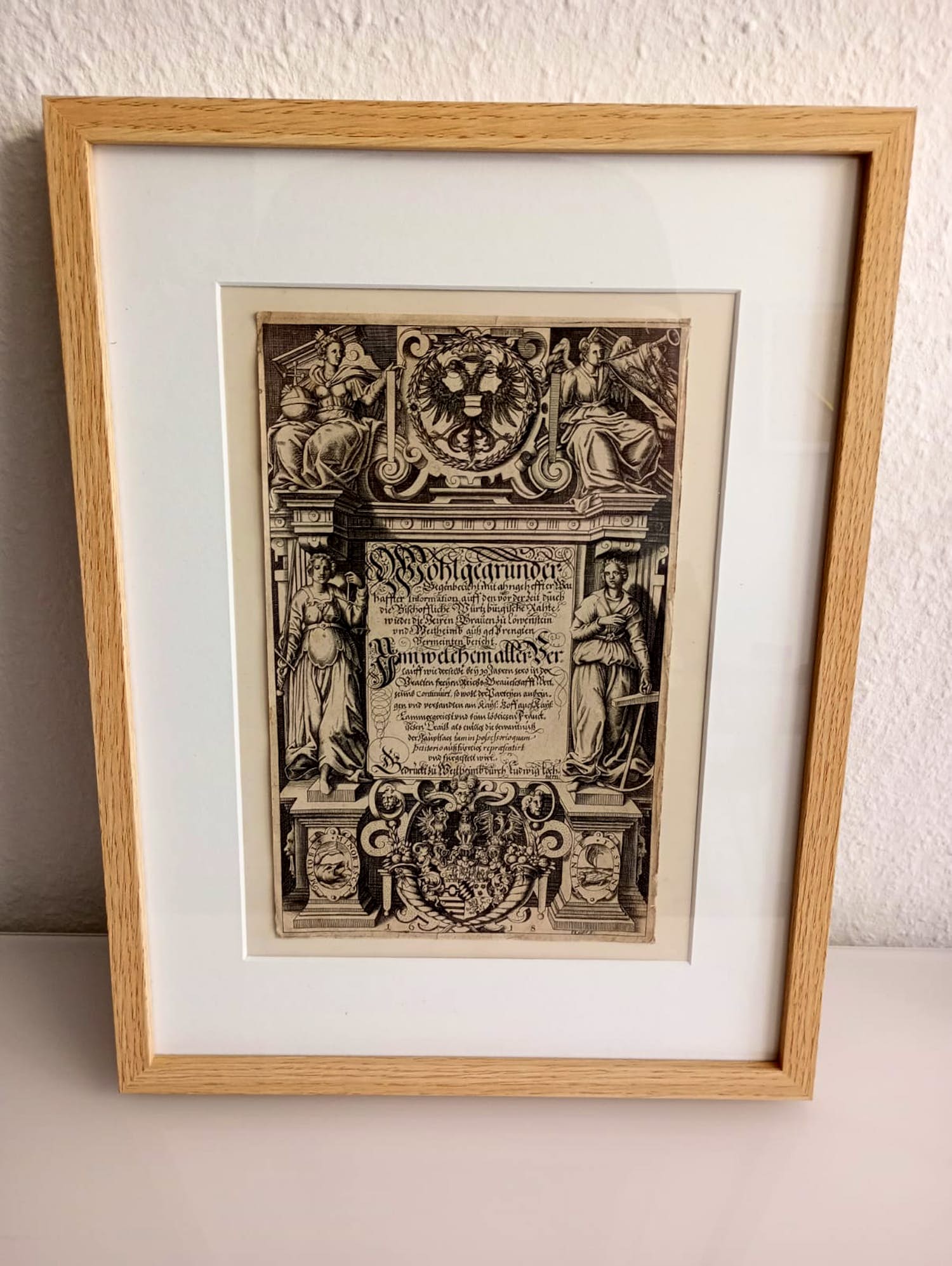 Antiquarisch Boek - Wohlgegründer Gegenbericht (..) - Kopergravure (titelpagina) uit 1618 verkocht voor € 50!