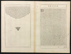 Matthias Quad von Kinkelbach - Handgekleurde kopergravure, Frisiae antiquissimae trans Rhenum prouinc. kopen? Bied vanaf 100!