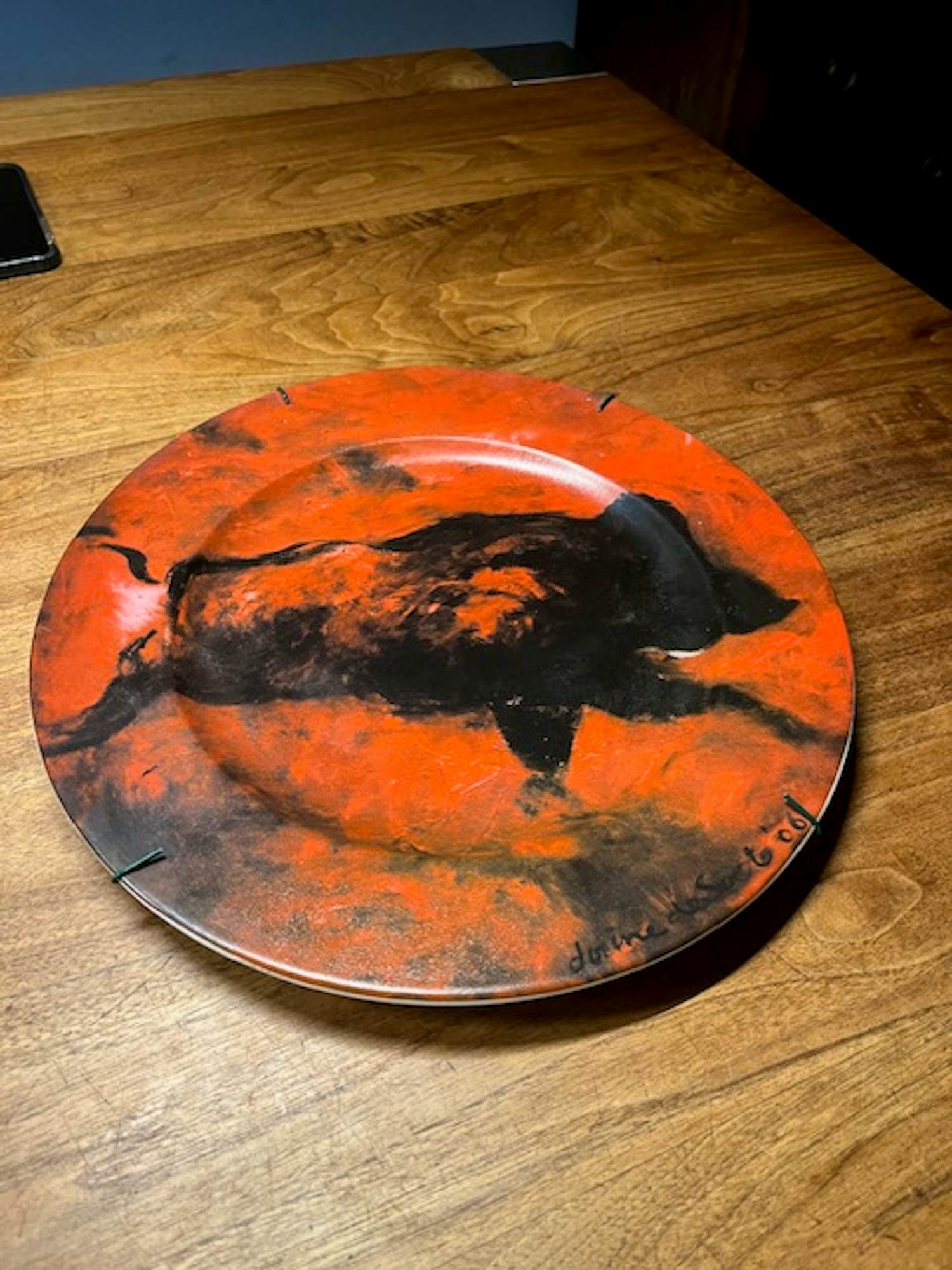 N.V. Porselein- en Tegelfabriek Mosa - Kunstbord Dorine de Soet verkocht voor € 20!