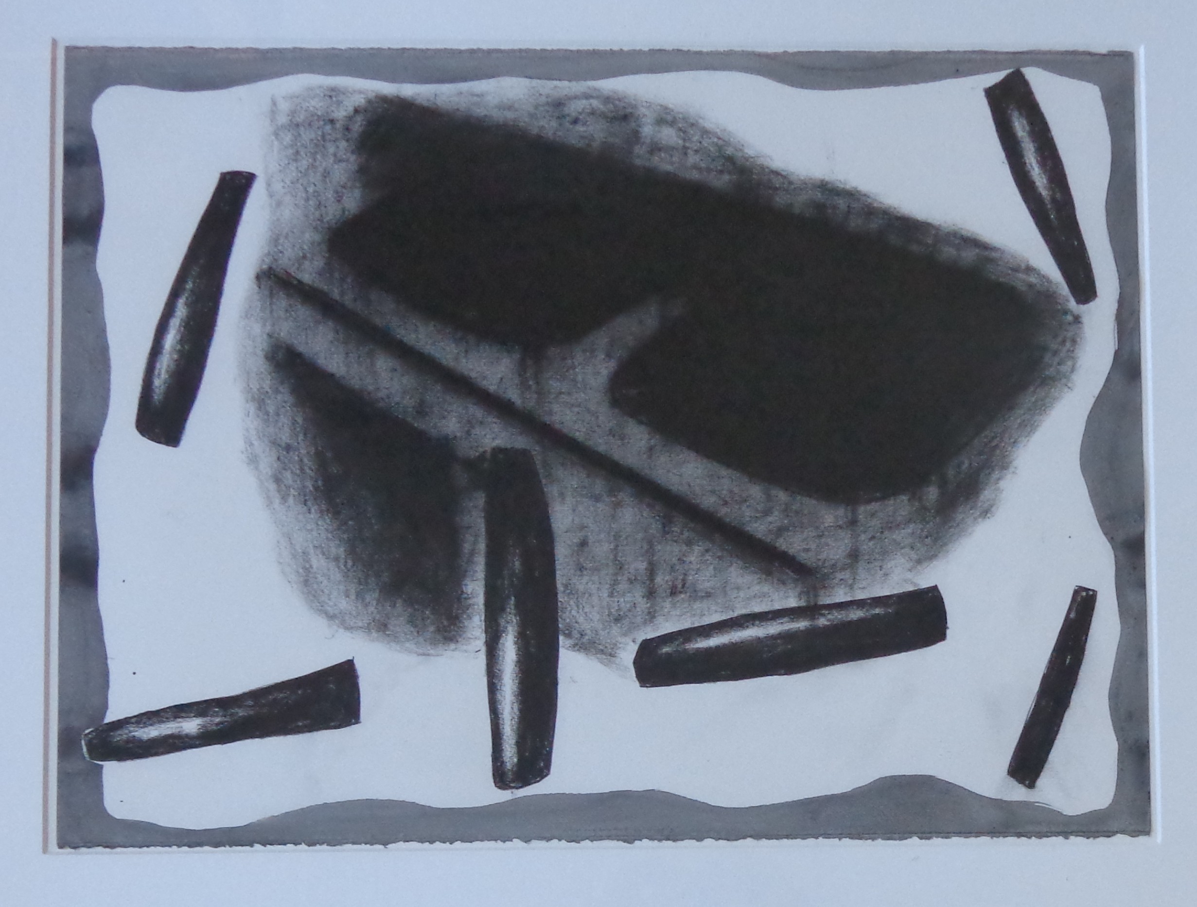 Michel Hoogervorst - ZONDER TITEL / ORIGINEEL WERK / 78x97cm / KADER / SIG / 1993 kopen? Bied vanaf 175!
