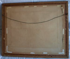 Ferdinand Luigini - Grote ingelijste ets en aquatint , Boer op dijk – gesigneerd – 1926 kopen? Bied vanaf 1!