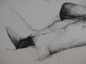 Aat Veldhoen - Liggend naakt en Zelfportret kopen? Bied vanaf 45!