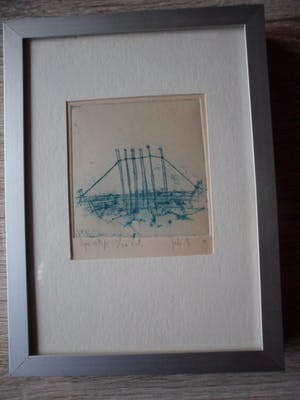 Johan Sietzema - Kleuren ets. Titel, "Lijn nr 5". kopen? Bied vanaf 20!